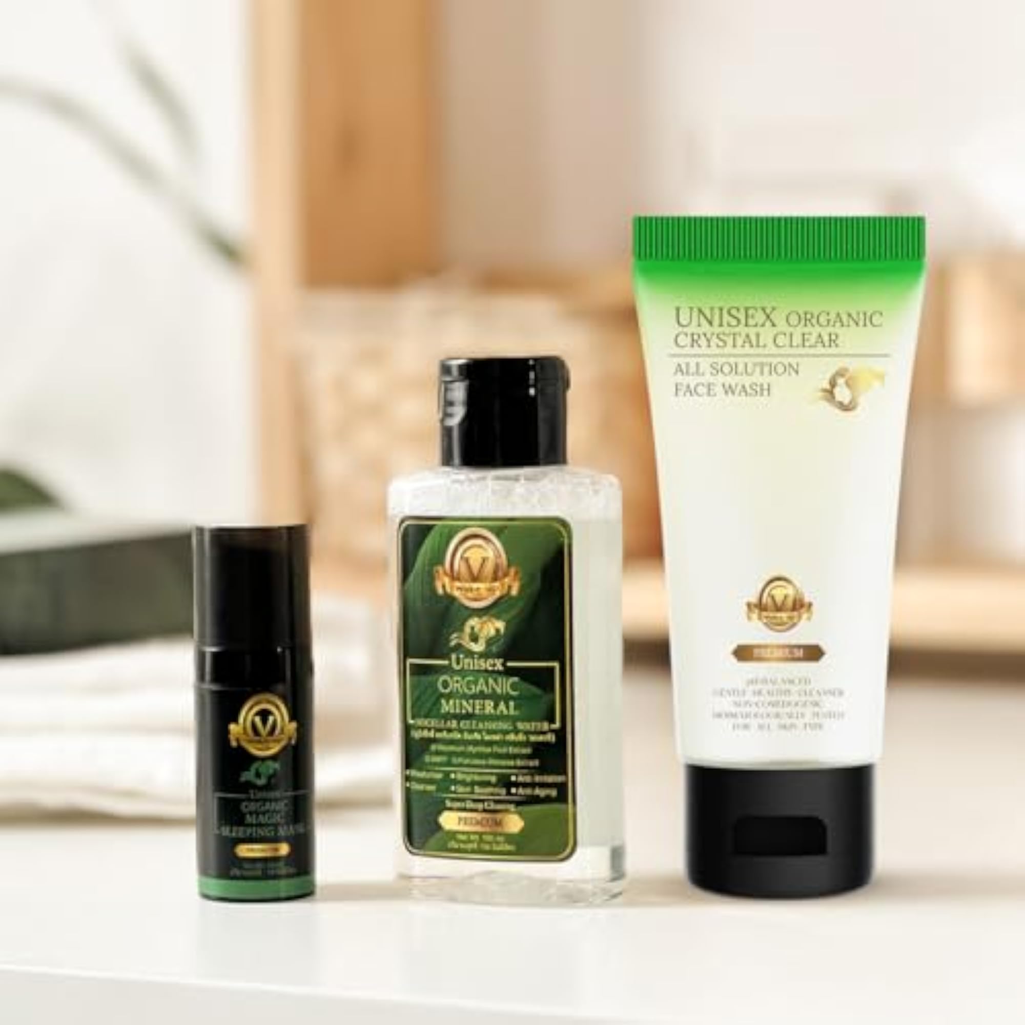 Organic Skincare Trio, Daily Routine Set